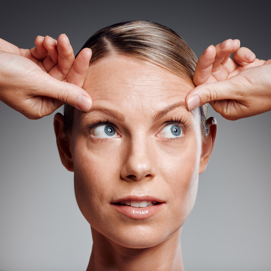 StirnFalten Behandlung mit Botox